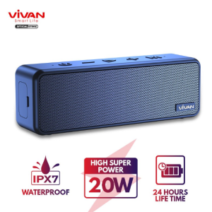 Speaker Bluetooth Vivan VS20 Waterproof IPX7 20W BLUE
